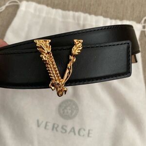 Black Versace Belt
